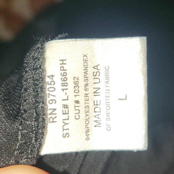 NWT- LANSTON WIDE LEG PINTUCK PANT SIZE  LARGE - Picture 10 of 14